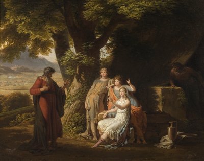 Moses and the Daughters of Jethro by Charles Lock Eastlake